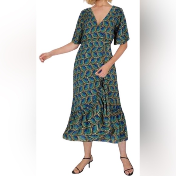 Silk & Salt The Journey Wrap Dress Size S - Picture 4 of 13